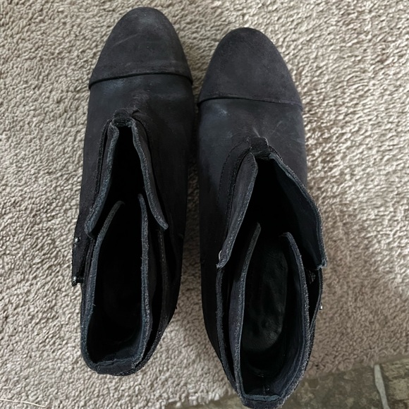 Rag & bone suede Harrow black ankle booties 38 - Picture 5 of 7